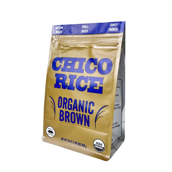 Custom Foil Lining Tab Zipper Flat Bottom Stand up Pouch Rice Packaging Pouch with Window - Image 2