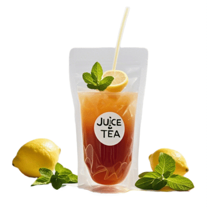 Wholesale Custom Transparent Ziplock Drink Bags | Reusable Cold & Frozen Beverage Pouches for Juice, Milk & Food Packaging