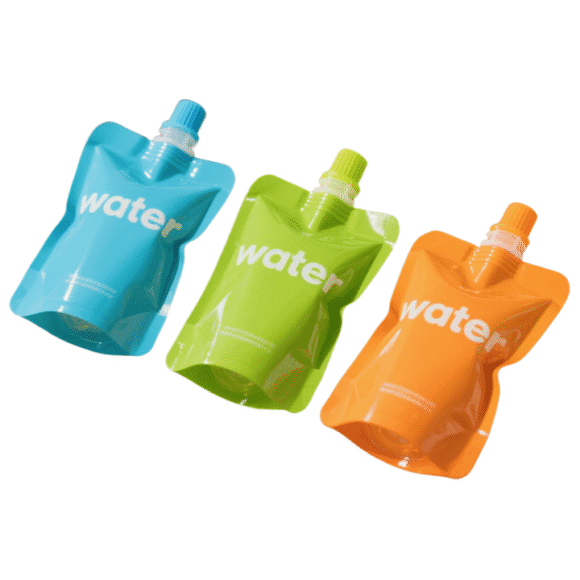 Custom Logo Printed Liquid Spout Pouches | 30ml–1L Portable Doypack Stand-Up Bags for Juice, Milk & Beer Packaging