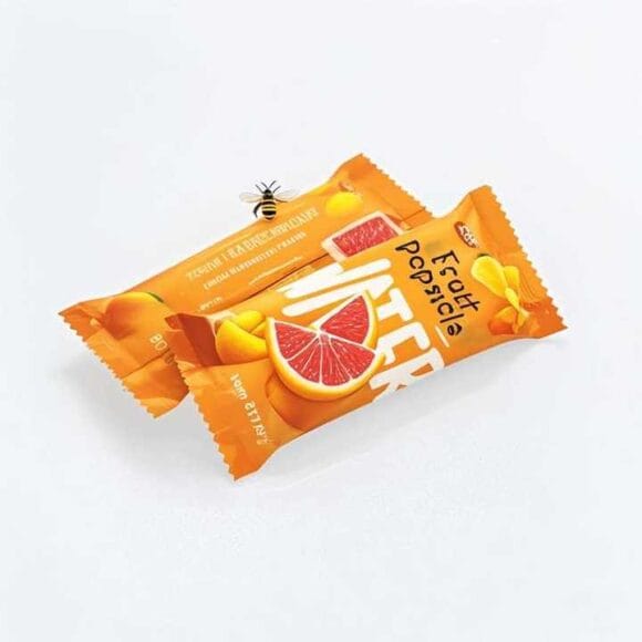 Wholesale Custom Logo Flat Bottom Pouches for Ice Cream & Popsicles | Triple Layer Barrier Mylar Resealable Hot Seal Bags for Chewing Gum & Snacks - Image 5