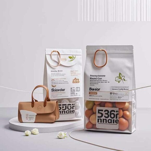 Customizable Food Grade Moisture-Proof Flat Bottom Stand-Up Pouches with Clear Window for Toast Bread & Cookies Packaging - Image 3