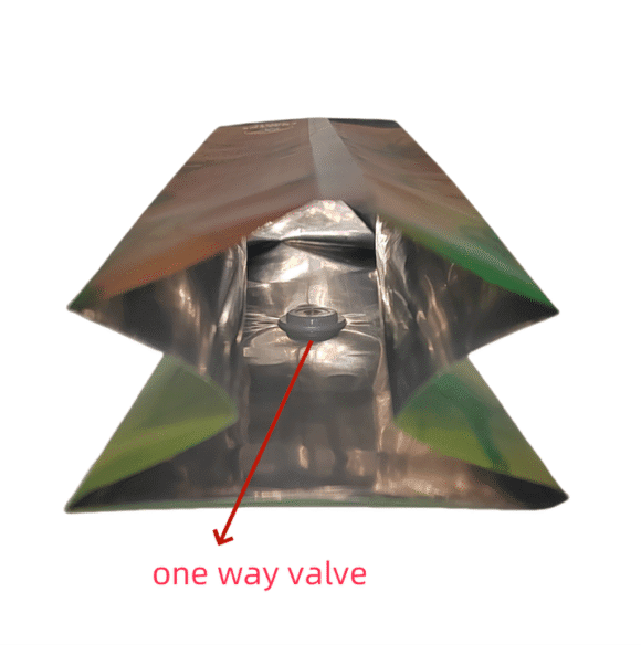 Custom Printed Moisture-Proof Quad Seal Side Gusset Coffee Bags with Valve | Composite Plastic Heat-Sealing Pouches for Coffee Beans - Image 5