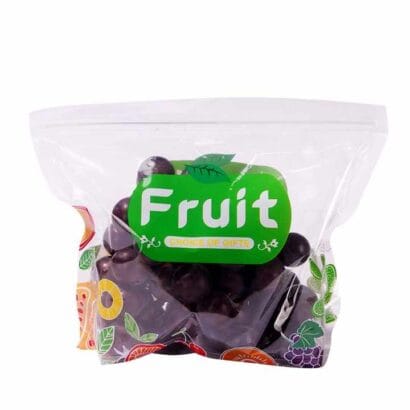 Custom PE Vent Bags for Fresh Fruit | Food Grade Eco-Friendly Zipper Pouches with Custom Logo for Produce Packaging