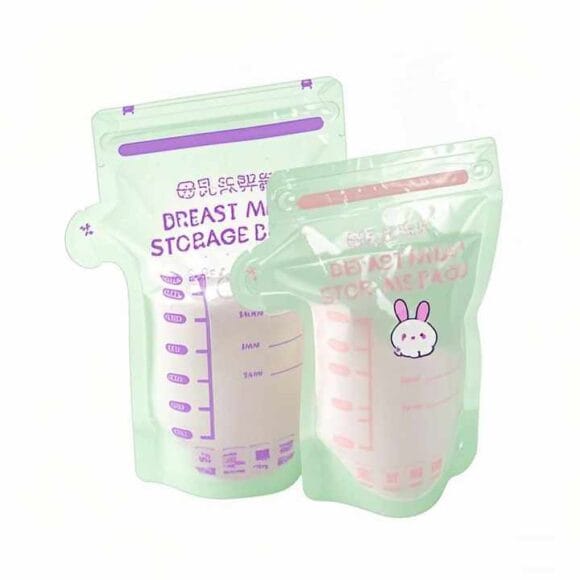 Custom BPA-Free Breast Milk Storage Bags | Food Grade Leak-Proof Pouches with Temperature Sensing Ring for Safe Milk Storage - Image 5