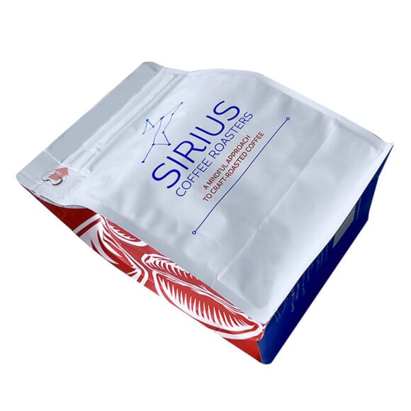 Custom Flat Bottom Coffee Bags with Degassing Valve | White Zipper & Aluminum Foil Flat Bottom Bags for Freshness | OEM Manufacturer - Image 7