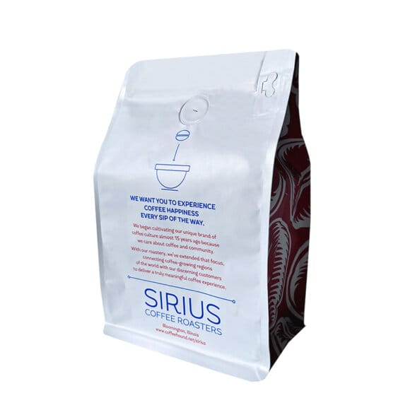 Custom Flat Bottom Coffee Bags with Degassing Valve | White Zipper & Aluminum Foil Flat Bottom Bags for Freshness | OEM Manufacturer - Image 3
