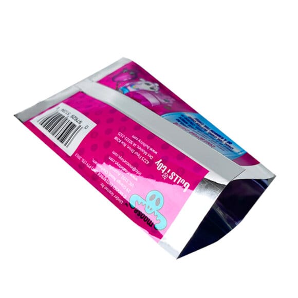 Custom Logo Printed Heat Seal Back Sealed Foil Bag Back Middle Sealed Easy Tear Pillow Bag - Image 8