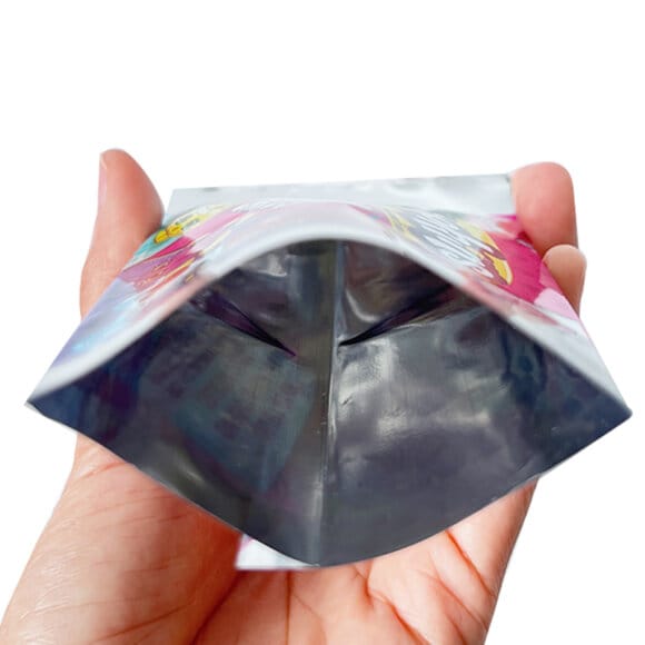 Custom Logo Printed Heat Seal Back Sealed Foil Bag Back Middle Sealed Easy Tear Pillow Bag - Image 2