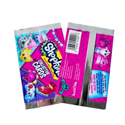 Custom Logo Printed Heat Seal Back Sealed Foil Bag Back Middle Sealed Easy Tear Pillow Bag