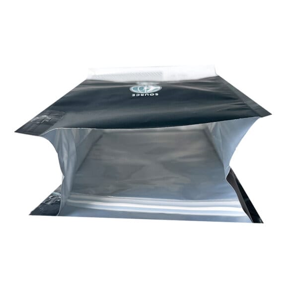 Custom Logo Printed Aluminum Foil Flat Bottom Stand up Pouch Coffee Bean Packaging Bag with Tab Zipper - Image 6