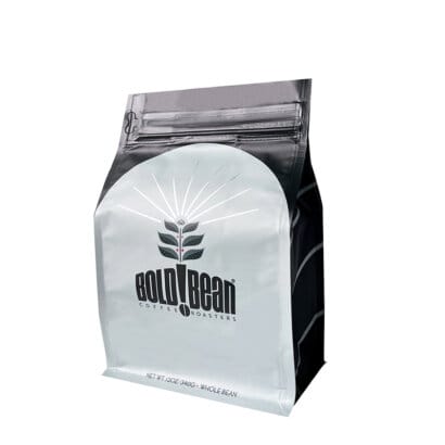 Custom Logo Printed Aluminum Foil Flat Bottom Stand up Pouch Coffee Bean Packaging Bag with Tab Zipper