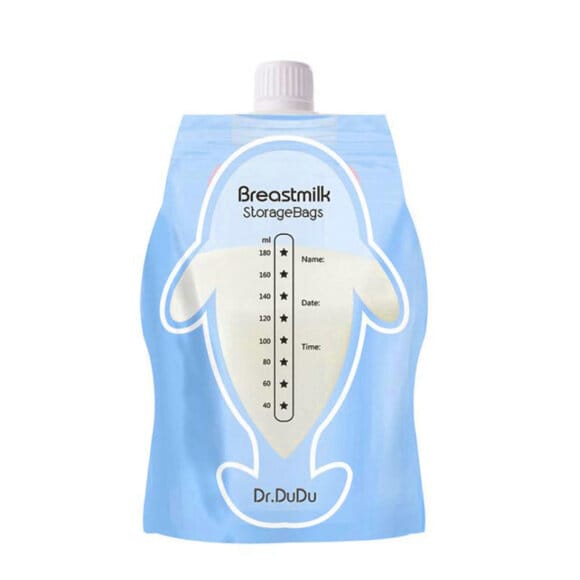 Custom Leak Proof Stand Up Pouch with Spout | Reusable Baby Beverage Juice & Breast Milk Storage Bag | BPA-Free OEM Manufacturer