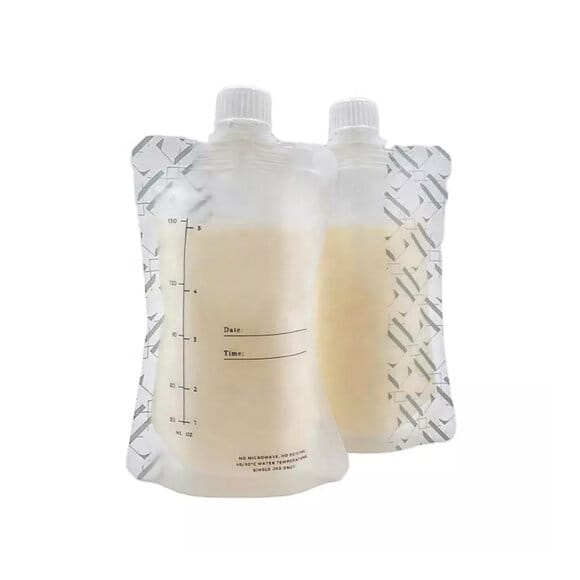Custom Leak Proof Stand Up Pouch with Spout | Reusable Baby Beverage Juice & Breast Milk Storage Bag | BPA-Free OEM Manufacturer - Image 4