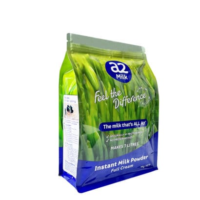 Custom Printed Aluminum Foil Resealable Zip Lock Baby Milk Powder Packaging Bag Moisture Proof Quad Seal Bag