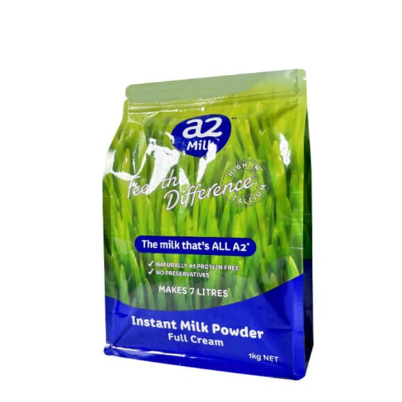Custom Printed Aluminum Foil Resealable Zip Lock Baby Milk Powder Packaging Bag Moisture Proof Quad Seal Bag - Image 2