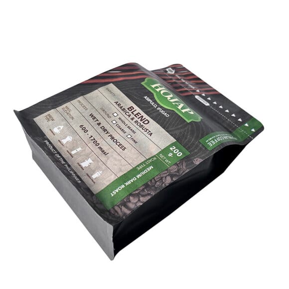 Custom Moisture Aluminum Foil Lining Flat Bottom Coffee Pouch Kraft Paper Stand up Zipper Packaging Bag - Image 2
