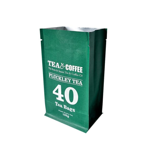 Wholesale custom design aluminum foil flat bottom kraft paper coffee tea packaging bag - Image 8