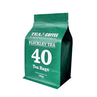 Wholesale custom design aluminum foil flat bottom kraft paper coffee tea packaging bag