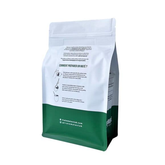 Custom Mylar Flat Bottom Pouch Manufacturers | Zip Lock Tea Coffee Packaging Bags with Moisture Proof Barrier | OEM Stand Up Pouches - Image 3