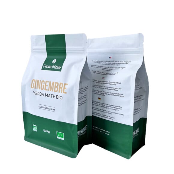 Custom Mylar Flat Bottom Pouch Manufacturers | Zip Lock Tea Coffee Packaging Bags with Moisture Proof Barrier | OEM Stand Up Pouches - Image 7