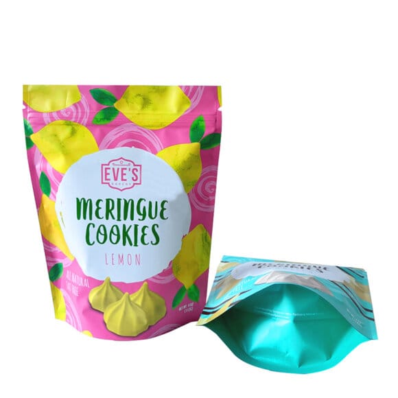 Food Pouch Manufacturers Custom Aluminum Foil Resealable Stand up Pouch Zip Lock for Cookies Snacks Food Packaging - Image 2