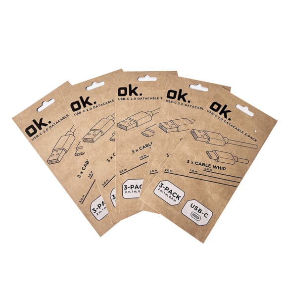 Manufacturers Custom Biodegradable PLA Three Side Sealed Kraft Paper Flat Pouch for Mobile Phone Accessories Packaging - Image 6