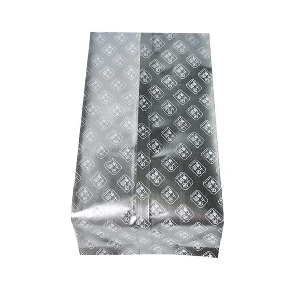 Custom Silver Aluminum Foil Packaging Bags | Quad Seal with Easy Tear Notch for Moisture Proof Protection | OEM/ODM - Image 5