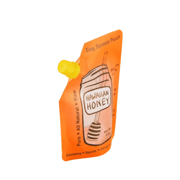 Custom Logo Printed Moisture Proof Aluminum Foil Lined Stand up Liquid Packaging Pouch with Spout - Image 3