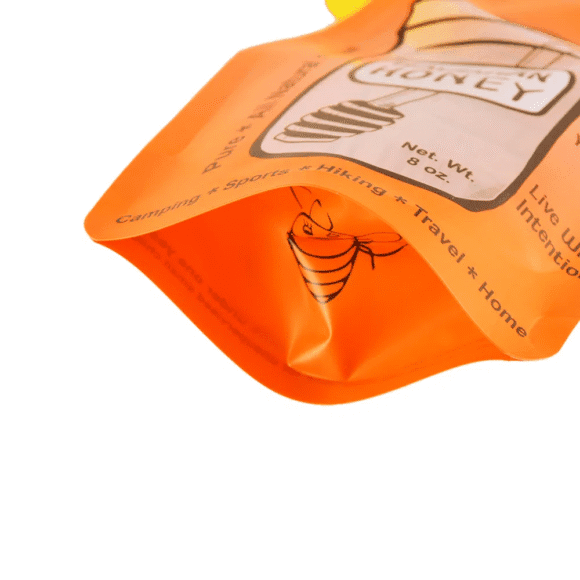 Custom Logo Printed Moisture Proof Aluminum Foil Lined Stand up Liquid Packaging Pouch with Spout - Image 6