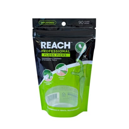 Stand up Pouch Manufacturers Custom Recyclable Dental Floss Packaging Pouches with Irregular Clear Window