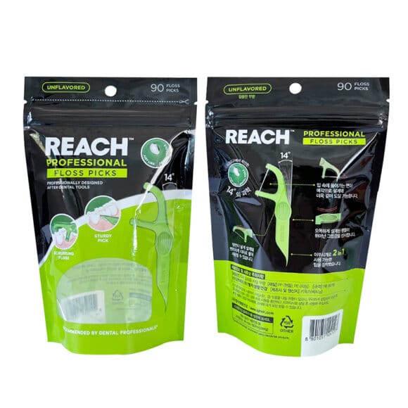 Stand up Pouch Manufacturers Custom Recyclable Dental Floss Packaging Pouches with Irregular Clear Window - Image 7