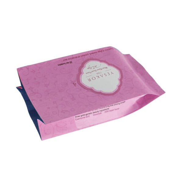 Customized Foil Lined Side Gusset Plastic Packaging Pouch For Female Soft Care Pad Sanitary Napkins Storage Packing Bag - Image 5