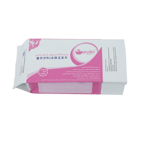 Customized Foil Lined Side Gusset Plastic Packaging Pouch For Female Soft Care Pad Sanitary Napkins Storage Packing Bag - Image 2