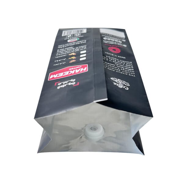 Side Gusset Bag Manufacturer Custom Printing Aluminum Foil Side Gusset Coffee Packaging Bag With One-way Valve - Image 2