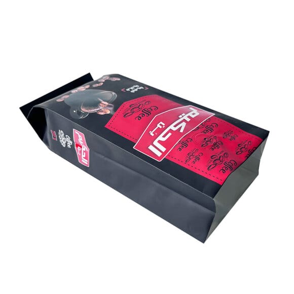 Side Gusset Bag Manufacturer Custom Printing Aluminum Foil Side Gusset Coffee Packaging Bag With One-way Valve - Image 8