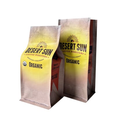Custom Foil Laminated Stand Up Pouch with Side Gusset & Flat Bottom | Premium Moisture Proof Coffee Packaging Bags | OEM/ODM