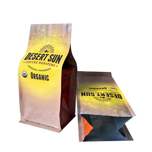 Custom Foil Laminated Stand Up Pouch with Side Gusset & Flat Bottom | Premium Moisture Proof Coffee Packaging Bags | OEM/ODM - Image 6