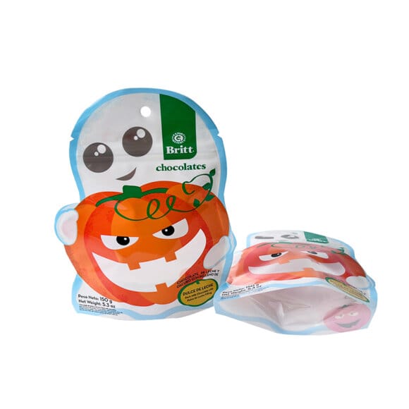 Custom Irregular Shaped Stand Up Pouch | Unique Shaped Packaging Bags with Zipper & Hanging Hole | Reusable Moisture Proof OEM Manufacturer - Image 6
