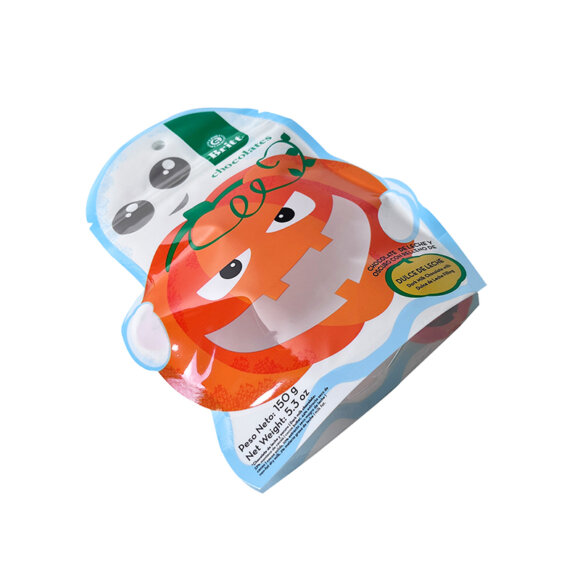 Custom Irregular Shaped Stand Up Pouch | Unique Shaped Packaging Bags with Zipper & Hanging Hole | Reusable Moisture Proof OEM Manufacturer - Image 3