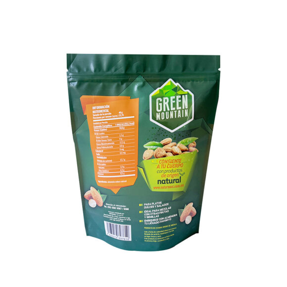 Custom Stand Up Bags for Food | Zip Lock Nuts Packaging with Irregular Clear Window | Reusable Moisture Proof Standing Pouch Manufacturer - Image 3