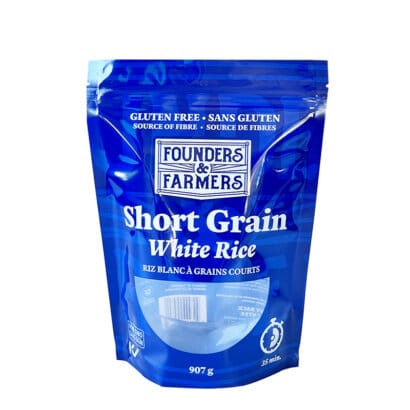 Custom Printed Resealable Stand up Pouch with Zipper and Irregular Window Recyclable Rice Retail Packaging Bags
