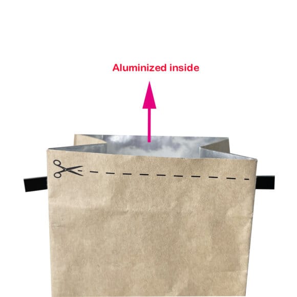 Custom Printed Foil Lined Kraft Paper Pouch Moisture-Proof Quad Seal Side Gusset Coffee Bags with valve and tin tie - Image 7