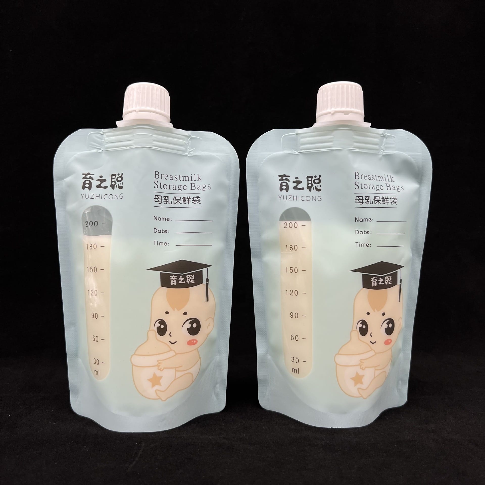 Custom BPA-Free Breast Milk Packaging Bag High Quality Doypack Breast Milk Cooler Storage Bag