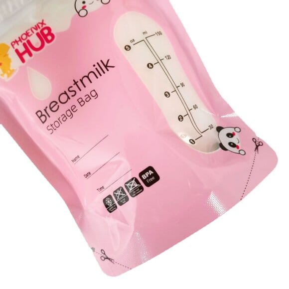 Custom BPA-Free Breast milk Storage Bags Ready to Use Breast Milk Storing Bags Breast feeding Self Standing Pouch - Image 4