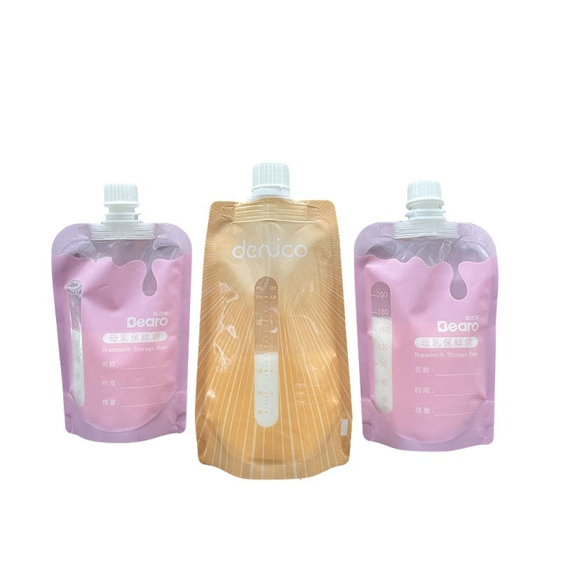 Custom BPA-Free Breast milk Storage Bags Ready to Use Breast Milk Storing Bags Breast feeding Self Standing Pouch - Image 5