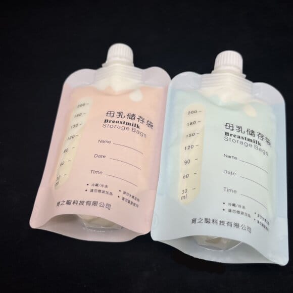 Custom BPA-Free Breast Milk Packaging Bag High Quality Doypack Breast Milk Cooler Storage Bag - Image 3