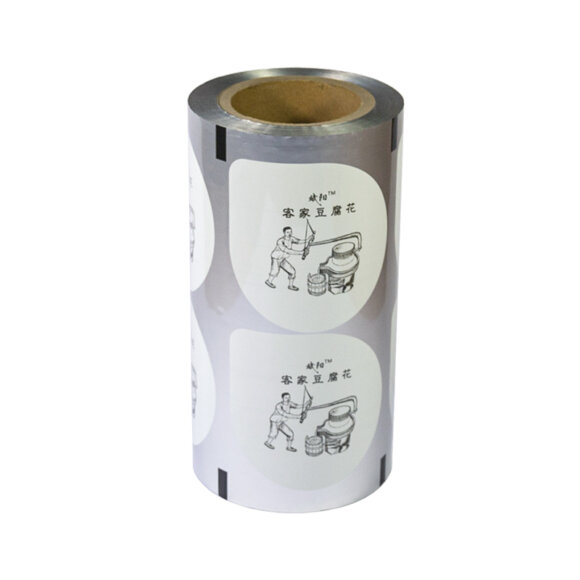 Custom Logo Printed Disposable Plastic Fruit Tea Cup Sealer Film Roll | Glossy Surface Food Grade Laminated Material for Juice Beverage Packaging | ISO9001 & BRC Certified - Image 5