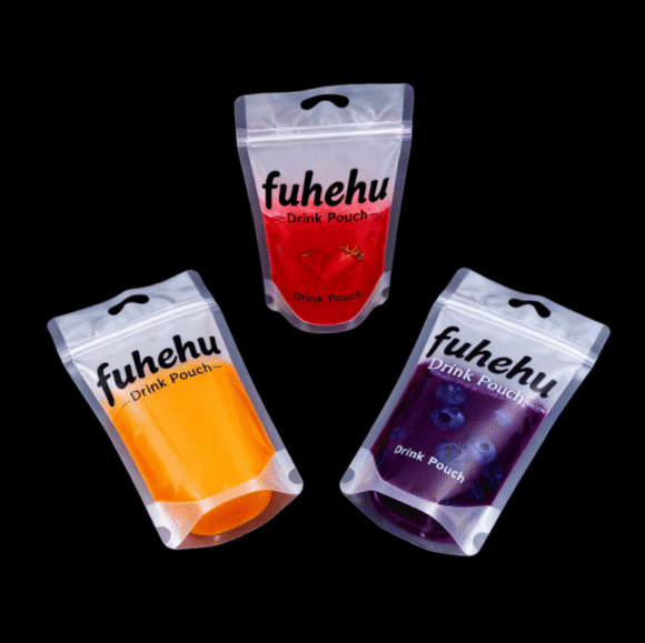 BPA Free Customized Food Grade Drinking Juice Packaging Bag | Summer Cooling Drinking Pouch with Straw | Safe Beverage Stand Up Pouch - Image 6