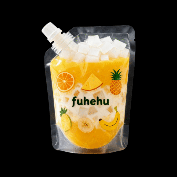 Custom Logo Food Grade Transparent Liquid Beverage Bags | Plastic Juice Packaging Spout Pouches for Milk Honey Tomato Sauce | Leak-Proof Drink Packaging - Image 4