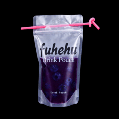BPA Free Customized Food Grade Drinking Juice Packaging Bag | Summer Cooling Drinking Pouch with Straw | Safe Beverage Stand Up Pouch